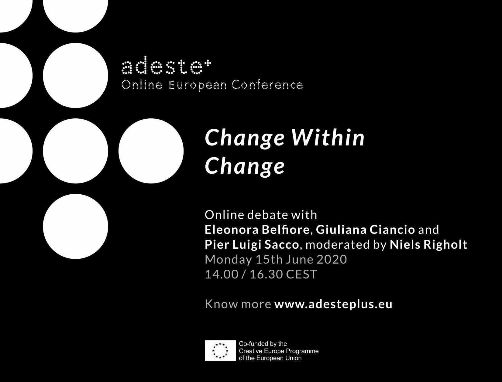 Adeste Pre conference Culture And Public At A Turning Point Culture